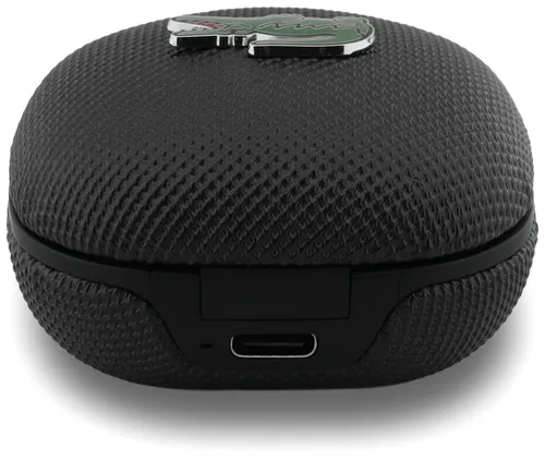 Słuchawki dokanałowe LACOSTE Iconic Petit Pique Czarny