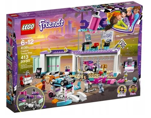 Klocki Lego Friends Kreatywny Warsztat 41351 Auta