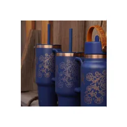 Kubek termiczny ze słomką Hydro Flask All Around™ Travel Tumbler 946 ml - western dark blue