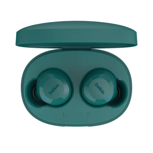 Słuchawki bezprzewodowe Belkin SoundForm Bolt Gen2 Dokanałowe Bluetooth 5.3 Turkusowy