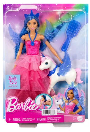 Lalka Barbie Sapphire Skrzydlaty jednorożec HRR16