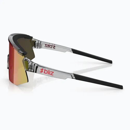 Okulary przeciwsłoneczne Bliz Breeze transparent dark grey/brown red multi