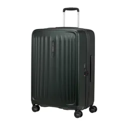 Walizka średnia poszerzana Samsonite Fyrm EXP - deep green
