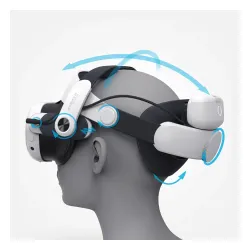 Pasek BoboVR M3 Pro + bateria B2 Biało-czarny