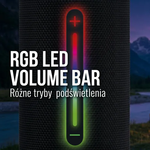 Głośnik mobilny XMUSIC BTS660 Bluetooth, Moc 35W, IP67, Bass Boost, Radio FM, MicroSD, Czarny