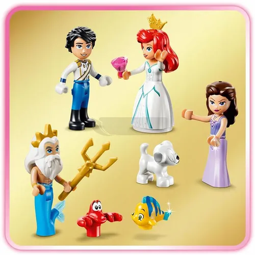 LEGO Disney 43299 Królewska łódź weselna Arielki, zestaw klocków 6+