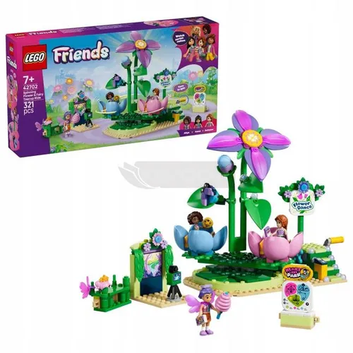 LEGO Friends 42702 Wróżkowa karuzela z kwiatami, zestaw klocków 7+