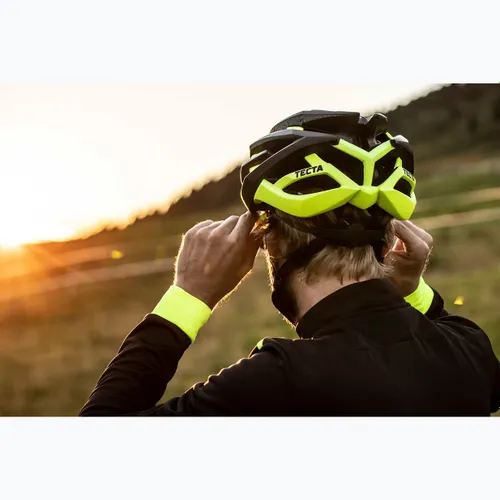Kask rowerowy Rogelli Tecta black/fluor