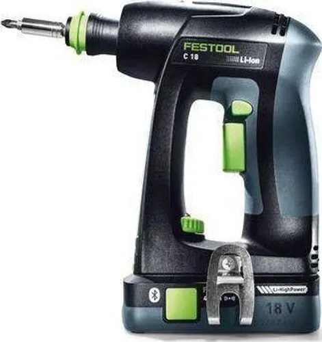 Festool C 18 HPC 4.0 ve-Plus 18V Akülü Matkap Tornavidası 2 x Akülü 4ah