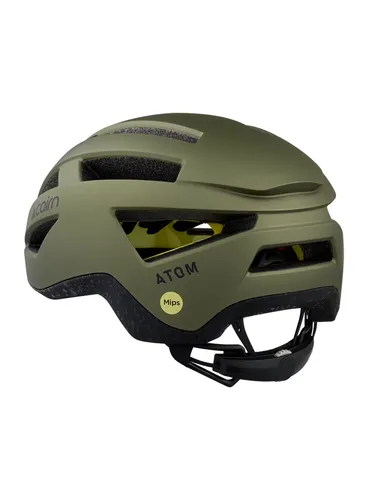 Kask rowerowy Cairn Atom Mips - mat metallic olive