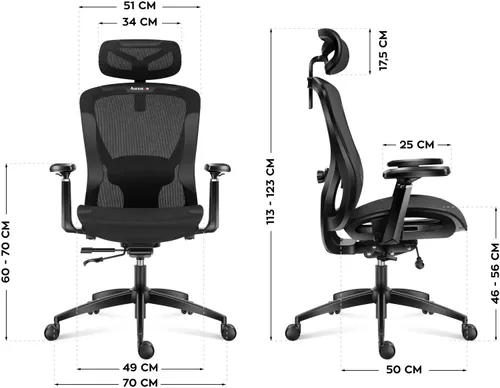Fotel HUZARO Combat 7.3 Czarny