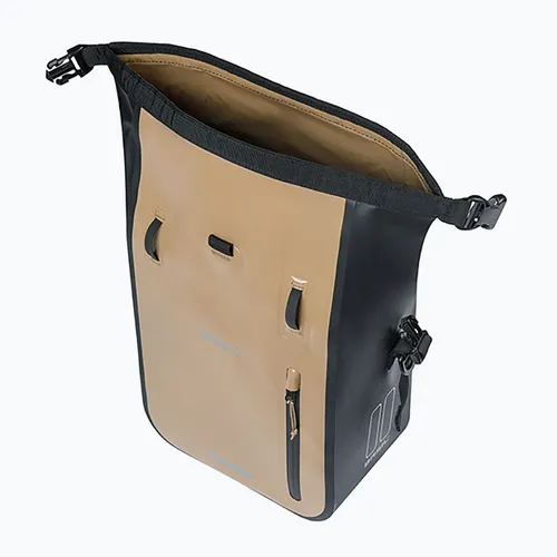 Sakwa rowerowa Basil Rivo M Single Bag MIK Hooks 12-15 l sand/black