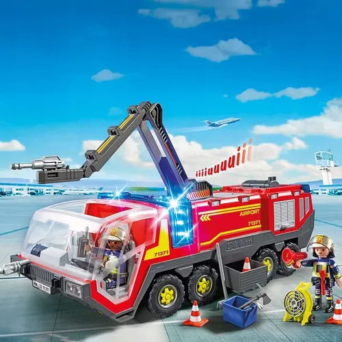 Playmobil 71371 пожарная машина в аэропорту со светом