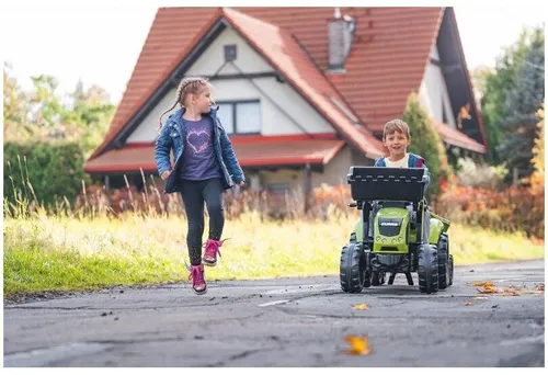 Traktor Na Pedały Dla Dzieci 3-6 Lat Do 50Kg Falk Claas Przyczepa Łyżka Spychacz