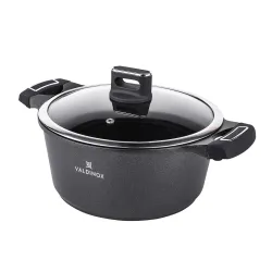 Garnek aluminiowy z pokrywką VALDINOX STRONG 4,3 l
