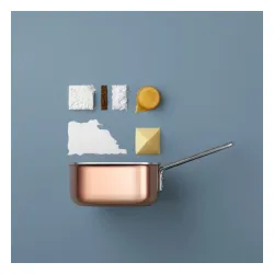 EVA TRIO Copper Line 1,5 l - rondel ze stali nierdzewnej