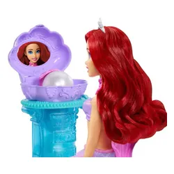 Lalka Barbie Disney Princess Arielka Muszelkowa toaletka JBF86