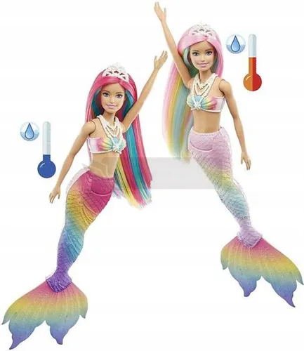 Lalka Barbie Dreamtopia Syrenka Tęczowa GTF89