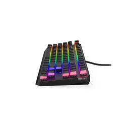 Klawiatura mechaniczna Endorfy Thock TKL Pudding Brown Kailh Brown RGB Czarny