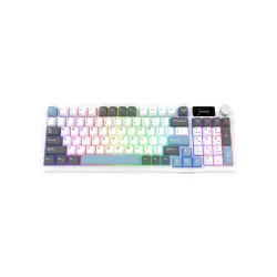 Klawiatura mechaniczna Aqirys Atria White Linear Biały