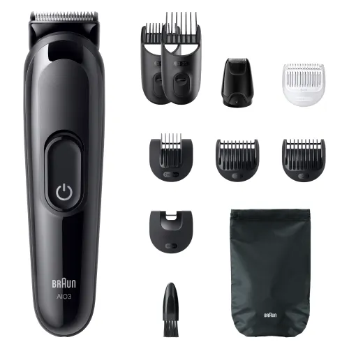 Trymer Braun AIO3560 7 nasadek 50min