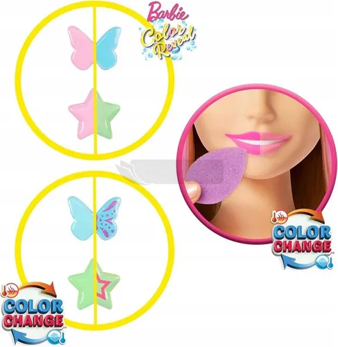 LALKA BARBIE GŁOWA DO STYLIZACJI DELUXE + akcesoria do stylizacji JFG81