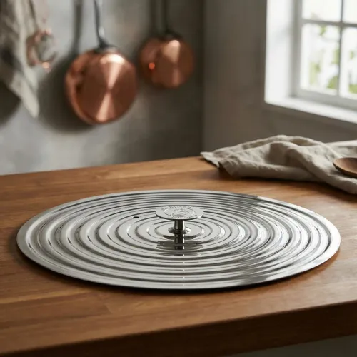 DE BUYER Alchimy Loqy 34 cm - pokrywka do patelni ze stali nierdzewnej