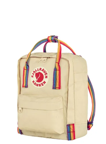 Fjallraven Kanken Gökkuşağı Mini hafif meşe sırt çantası / gökkuşağı deseni