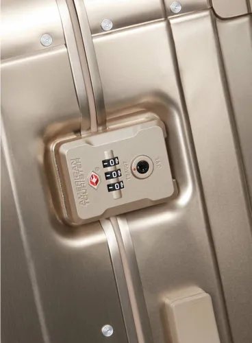 Walizka duża American Tourister Soundbox Alu - bronze
