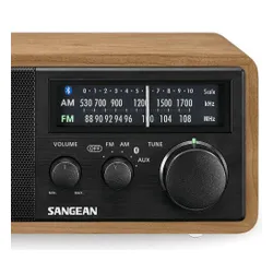 Radioodbiornik Sangean WR-11BT+ Radio FM Bluetooth Brązowo-czarny