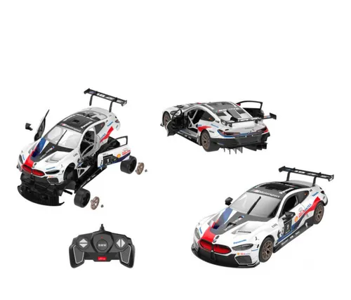 Zdalnie sterowany samochód COIL auto RC pilot BMW M8 GTE do samodzielnego montażu 1:18