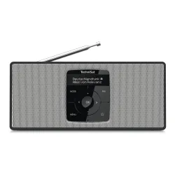 Radioodbiornik TechniSat DigitRadio 2 S Radio FM DAB+ Bluetooth Czarno-biały