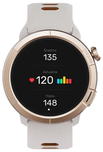 Smartwatch STELIO Activ Pro AI GPS 46mm Tytan Złoty