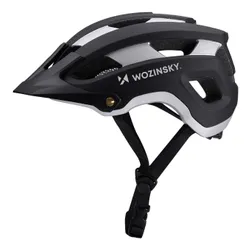 Kask rowerowy WOZINSKY HT-001VCS Czarno-srebrny MTB (rozmiar L)