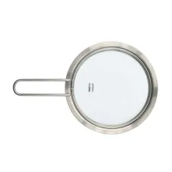 EVA TRIO 16 cm - pokrywka szklana ze stali nierdzewnej