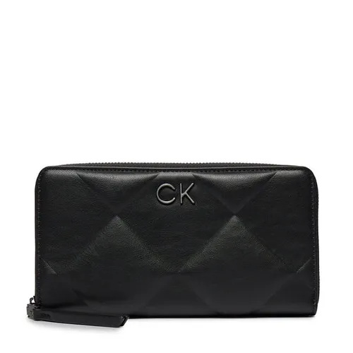 Большой женский кошелек Calvin Klein Re-Lock Quilt для кошелька Lg K60k610774 CK Black BEH