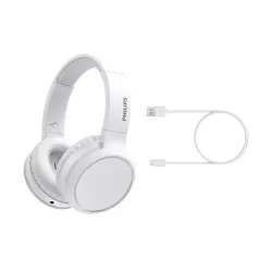 Słuchawki bezprzewodowe Philips TAH5205WH/00 Nauszne Bluetooth 5.0 Biały