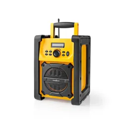 Radioodbiornik Nedis RDFM3100YW Radio FM Bluetooth Warsztatowe Żółto-czarny