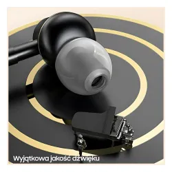 Słuchawki bezprzewodowe USAMS EP-43 Metal USB-C Dokanałowe Mikrofon Zielony