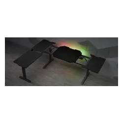 Biurko gamingowe narożne GENESIS Holm Modular 160 Czarny