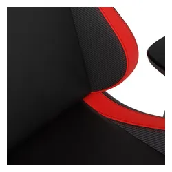 Fotel Noblechairs EPIC COMPACT Black Carbon Red Gamingowy do 120kg Skóra ECO Czarno-czerwony