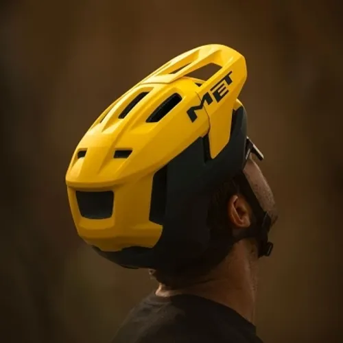 Kask rowerowy MET Terrae MIPS żółty - L