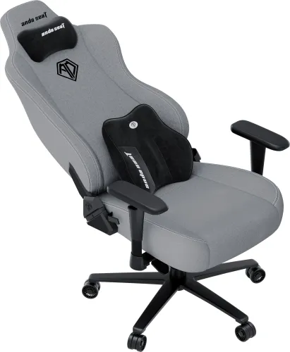 Fotel Anda Seat Novis Plus XL Gamingowy do 150kg Tkanina Szary