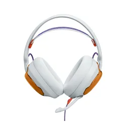 Słuchawki JBL Quantum 250, Nauszne, Dźwięk przestrzenny Biało-złoty