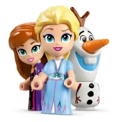 LEGO Disney 43278 Miniaturowy zamek w Arendelle i lodowy pałac Elzy