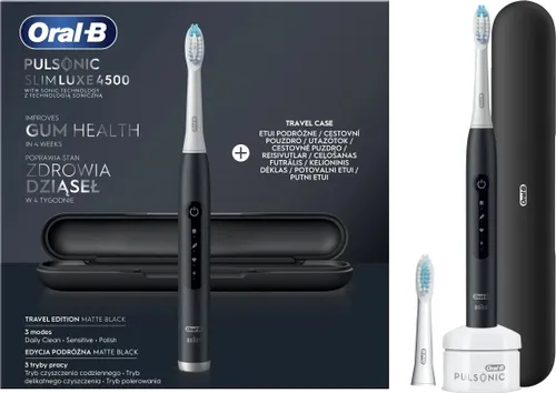 Szczoteczka soniczna ORAL-B Pulsonic Slim Luxe 4500 Czarny + Etui