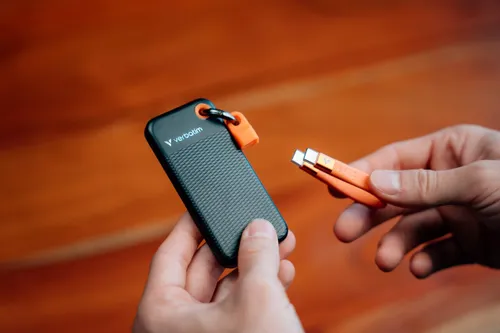 Dysk VERBATIM Pocket 512GB SSD Czarno-pomarańczowy