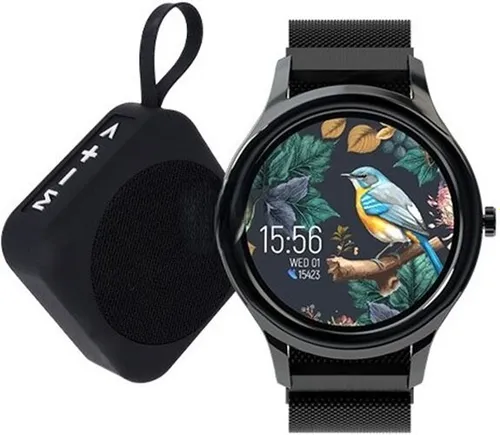 Smartwatch FOREVER Forevive 3 SB-340 Czarny + głośnik bluetooth 3W