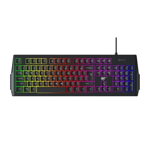 Klawiatura membranowa Havit KB866L RGB Czarny