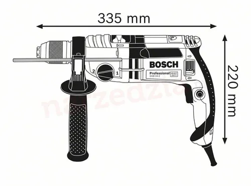 Bosch Wiertarka udarowa GSB 24-2 1100 W